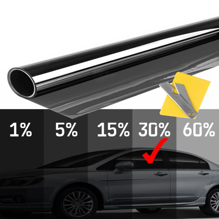 Folie geam auto fumurie Black 0.5 x 3m (30%)