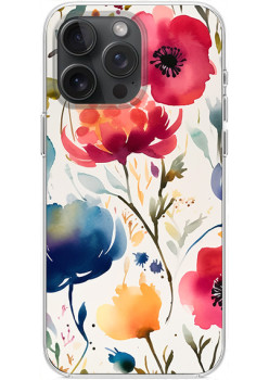 Husa personalizata pentru Apple iPhone 13 Pro Max, MagSafe Atasare Magnetica, Antisoc, Model Floral 3