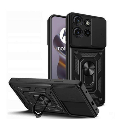 Husa pentru Motorola Edge 50 Neo 5G - Privacy CamShield - Negru