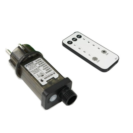 Transformator cu telecomanda, Remote control, 8 jocuri de lumini, 31 v, negru