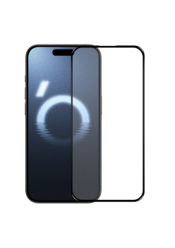 Folie de Sticla pentru iPhone 16 Pro - 3D Protectie Profesionala, Negru