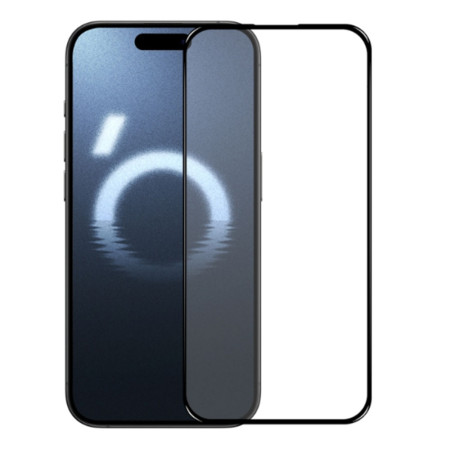 Folie de Sticla pentru iPhone 16 Pro - 3D Protectie Profesionala, Negru