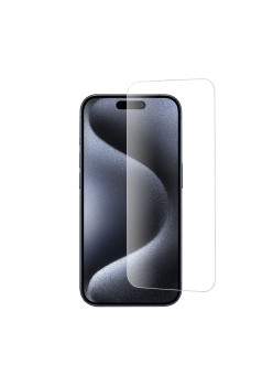 Folie Sticla pentru iPhone 16 / iPhone 15 Pro - Protectie Profesionala, Clear