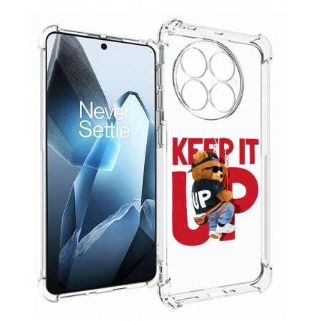 Husa Antisoc pentru OnePlus 13, AirBag PRO, Clear, Keep it Up