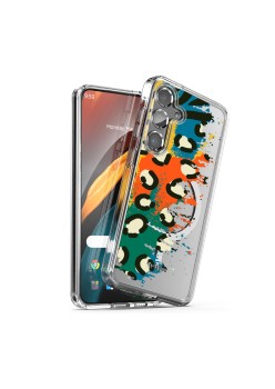 Husa pentru Samsung Galaxy A56 5G, Atasare Magnetica, MagSafe, Pattern Skin 49, Clear