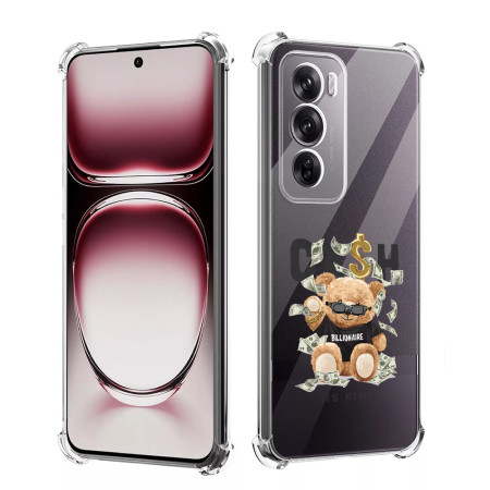 Husa Antisoc pentru Oppo Reno12 Pro, AirBag PRO, Clear, Cash is king  