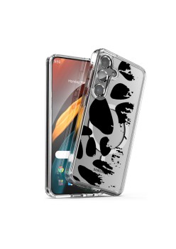 Husa pentru Samsung Galaxy A56 5G, Atasare Magnetica, MagSafe, Pattern Skin 08, Clear