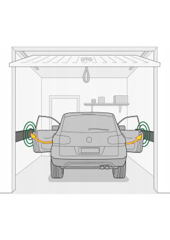 Rola covor adeziv protectie coliziune pentru garaje sau parcari