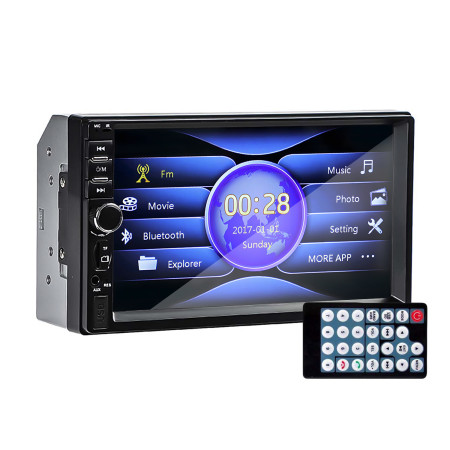 Player Video Auto cu TouchScreen de 7 inch, 2DIN, 4 x 50W, WDS-30 cu Bluetooth, Handsfree, Radio, MP3, WMA, MP4, AUX, Card, Telecomanda, Functie Camera Marsarier