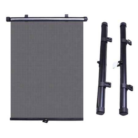 Set 2 buc. jaluzele auto retractabile, latime 40cm, culoare Neagra