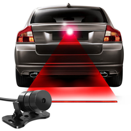 Proiector ceata cu Raza Laser Anti-Accident, 12V, pentru vehicule Off-Road, ATV, SSV, Rosu