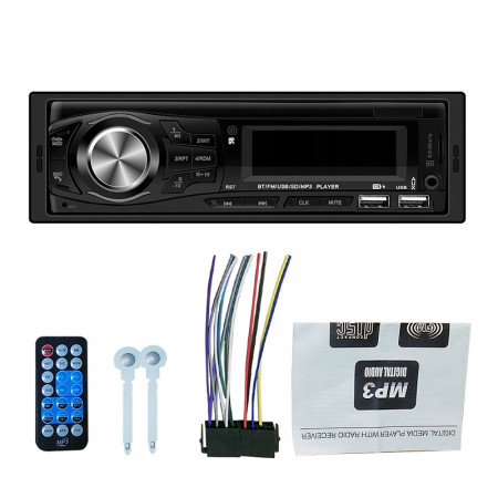 Player Auto, 4 x 50W cu Radio, MP3, AUX, Card, plus Telecomanda