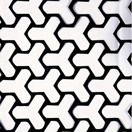 Setx 2 folii autoadezive decupate de decorarea a stopurilor auto, 2 x 48 x 30cm, Honeycomb, Negru Mat