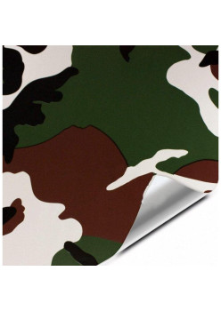 Folie colantare auto CAMUFLAJ FOREST (3m x 1,52m)