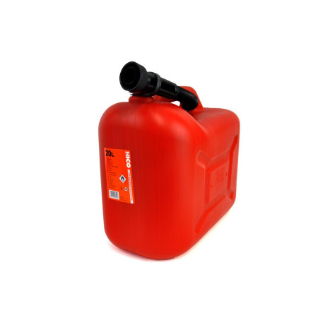 Canistra pentru combustibil, 20L, plastic, Rosu