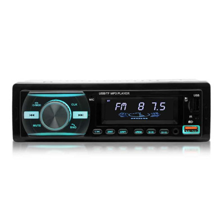 Player Auto 1DIN, 4 x 50W, AW1003, cu Bluetooth, Radio, MP3, AUX, Card, Telecomanda