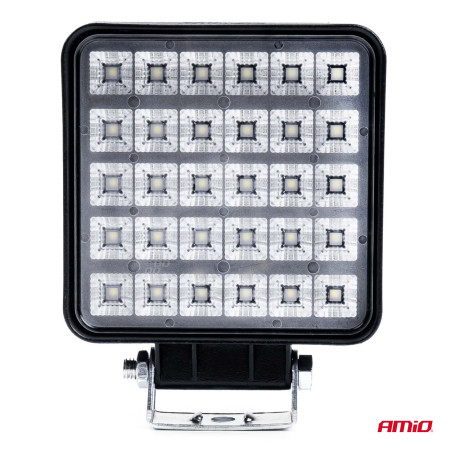 Proiector LED pentru Off-Road, ATV, SSV, putere 90W, culoare 6500K, tensiune 9-36V, dimensiuni 110 x 110 x 45 mm