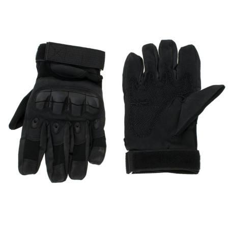 Manusi Tactice cu elemente de protectie, marime XL, cu destinatie Moto, ATV, SSV, QUAD, culoare Neagra