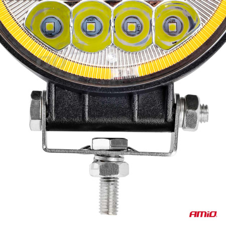 Proiector LED pentru Off-Road, ATV, SSV, cu functie de semnalizare, culoare 6500K, 3360 lm, tensiune 9 - 36V, diametru Ø110 mm