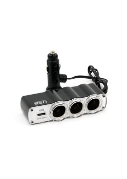 Splitter bricheta auto 3 plus 1 USB