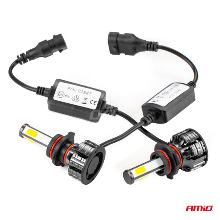 Instalatie LED COB 2Side AMiO, compatibil HB4, destinat competitiilor auto sau off-road