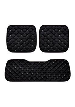 Set 3 huse pentru sezut scaune auto, culoare neagra