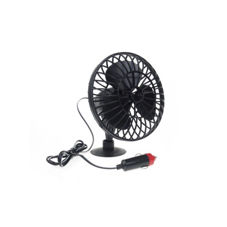 Ventilator auto cu ventuza, 12V, alimentare la bricheta masinii