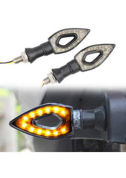 Set 2 lampi semnalizare Arrow Led pentru motocicleta, 12V, AVX-ZD59