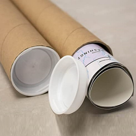 Carton tip Tub pentru protectie la transport folii si printuri, lungime 130 cm, diametru 76mm, grosime perete 4mm