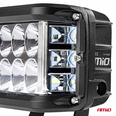 Proiector LED pentru Off-Road, ATV, SSV,  culoare 6500K, cu doua functii, tensiune 9 - 36V, dimensiune, 110 x 75 mm