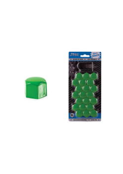 Set capace prezoane 19 mm, culoare Verde