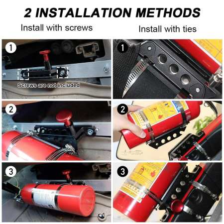 Suport Stingator Auto universal, cu prindere pe rollbar sau cabina, ATV, SSV, UTV, Off-Road