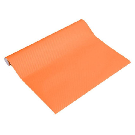 Folie colantare auto Carbon 3D - Orange (3m x 1,27m)