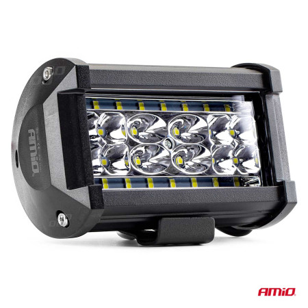 Proiector LED pentru Off-Road, ATV, SSV,  culoare 6500K, 28 LED-uri, tensiune 9 - 36V, dimensiune 136 x 80 mm