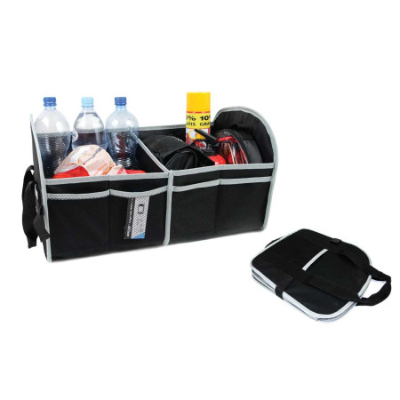 Organizator portbagaj auto cu Banda Velcro