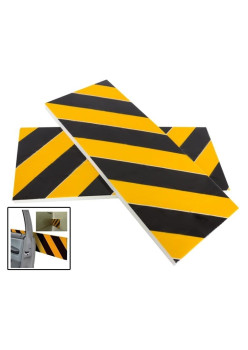 Set 2 placi de protectie coliziune portiera auto pentru garaje sau parcari, 50 x 20 cm