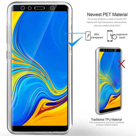 Husa de protectie Flippy 360 grade, PC+TPU+Folie policarbonat, pentru Samsung Galaxy A13 4G , Transparent