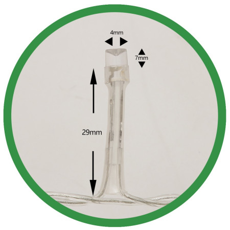 Instalatie de Craciun Flippy® Tip Franjuri, 12 m, 300 LED-uri, Interconectabila, Albastru