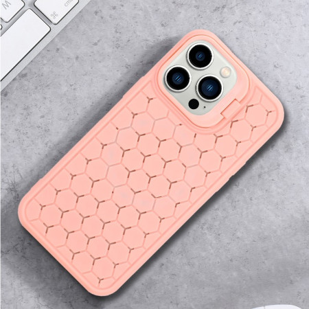 Husa de Protectie TPU, Flippy, pentru Samsung Galaxy S24, 3D Cube, cu Inel, Protectie Camera, Antisoc, Antizgariere, Antialunecare, Acoperire Completa, Roz