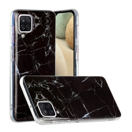 Husa protectie pentru Apple iPhone 11 Pro Soft IMD TPU Marble Negru cu Suport inclus