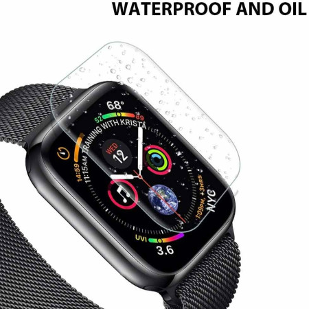 Folie Sticla Flippy pentru Apple Watch Series 2/3 42 mm UV Nano Water Transparent