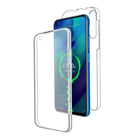 Husa de protectie Flippy® compatibila cu Huawei P30 Lite Full Tpu 360 Transparent