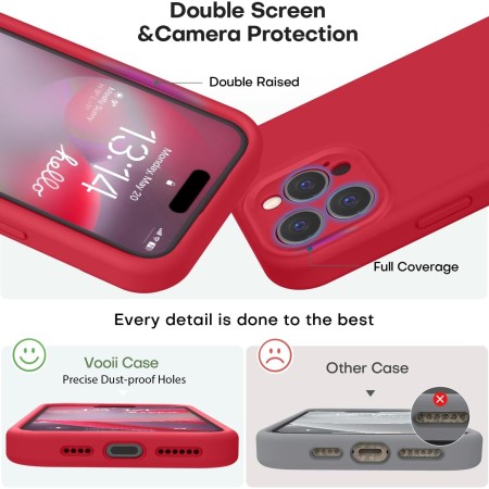 Husa de Protectie Matte TPU, Flippy, pentru OnePlus Nord3, Protectie Camera, Antisoc, Antizgariere, Antialunecare, Acoperire Completa, Rosu