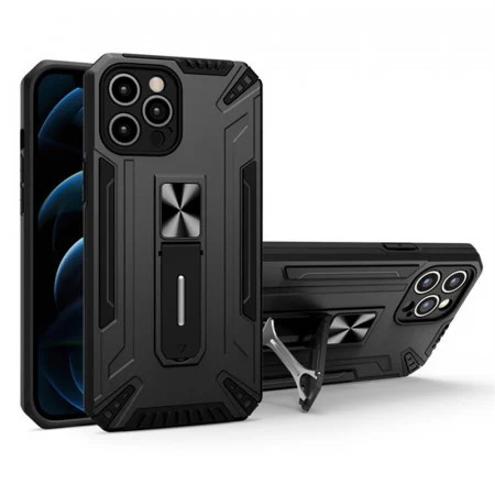 Husa de protectie Flippy pentru Apple iPhone 13 Pro Max Defender Sergeant Brave cu suport,Negru