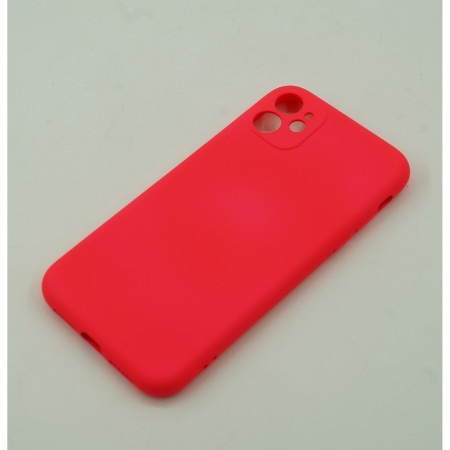 Husa protectie Flippy compatibila cu Samsung A12 Liquid Silicone Case Fucshia