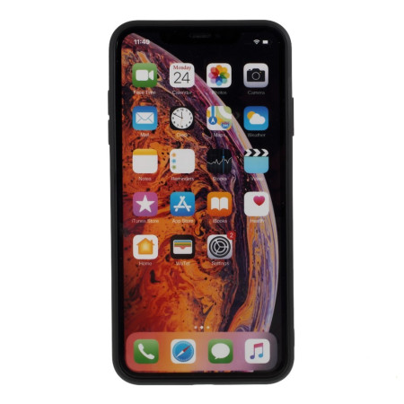 Husa protectie compatibila cu Apple iPhone XS Liquid Silicone Case Negru