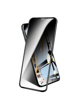 Folie de Sticla Securizata pentru Apple iPhone 15 Pro, Flippy, Privacy Diamond, Vizibilitate HD, Protectie Completa 9D, Anti-Static ESD, Protectie Confidentialitate, Negru