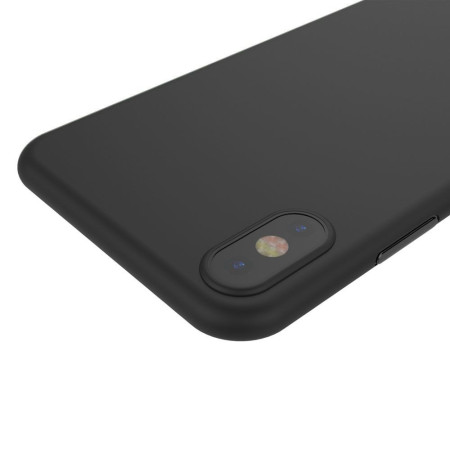 Husa Apple iPhone X Mat anti zgarieturi Negru