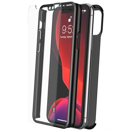 Husa Huawei P30 Full Cover 360 Negru + Folie de protectie