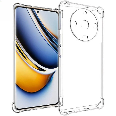 Husa protectie pentru Realme GT 2 / GT Neo 2, Flippy, TPU, Antisoc, Protectie colturi, Rezistenta la impact, 1.5 mm, Transparenta